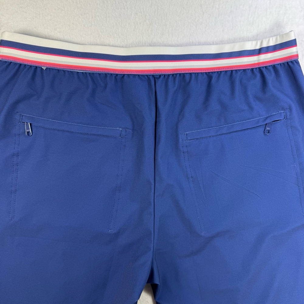 Lucky In Love Women’s L Blue Pull‑On Golf Shorts 9” Stretch - Picture 3 of 11